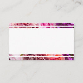 Cartão De Lugar Placa Fuchsia Rosa