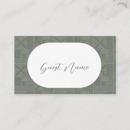 Cartão De Lugar Placecard Apia Wedding