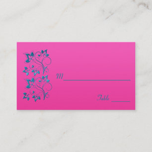 Cartão De Lugar Placecard Floral