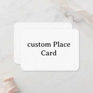 Cartão De Lugar Projete seu próprio personalizado 3,5" x 2,5"