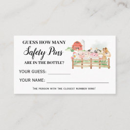 Cartão De Lugar Quantos Pinos De Segurança Cam