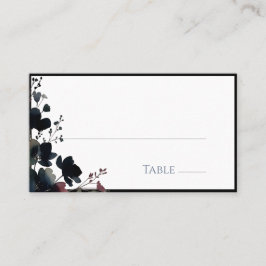 Cartão De Lugar Romantic Floral Wedding Soft Elegant