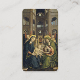 Cartão De Lugar Rua. Anne com Bênção Virgem Maria Oração Jesus