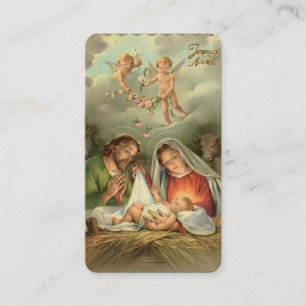 Cartão De Lugar Rua de Jesus de Natal Religioso. Joseph Mary Praye