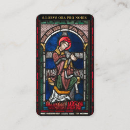 Cartão De Lugar Rua: Lawrence Oração do mártir religioso católico