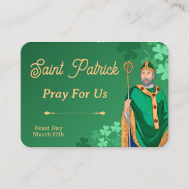 Cartão De Lugar Saint Patrick Prayer Card – Breastplate Prayer