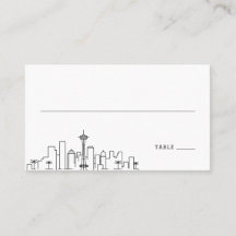 Seattle Wedding | Coloque as placas frontais e tra