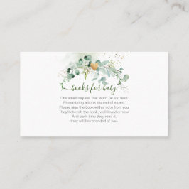 Cartão De Lugar Solicitação de Livro PixDezines, Eucalyptus Waterc