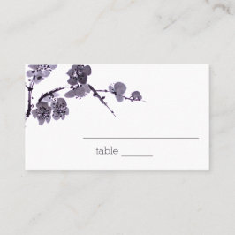 Cartão De Lugar Sombreado de ameixa