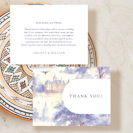 Cartão De Lugar Toile de jouy art Obrigado