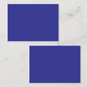 Cartão De Lugar uma parede azul com um relógio