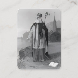 Cartão De Lugar Vintage Prayer of St. Patrick Catholic Prayer Card