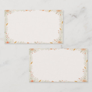 Cartão De Lugar Watercolor Camellia Wedding Place Card