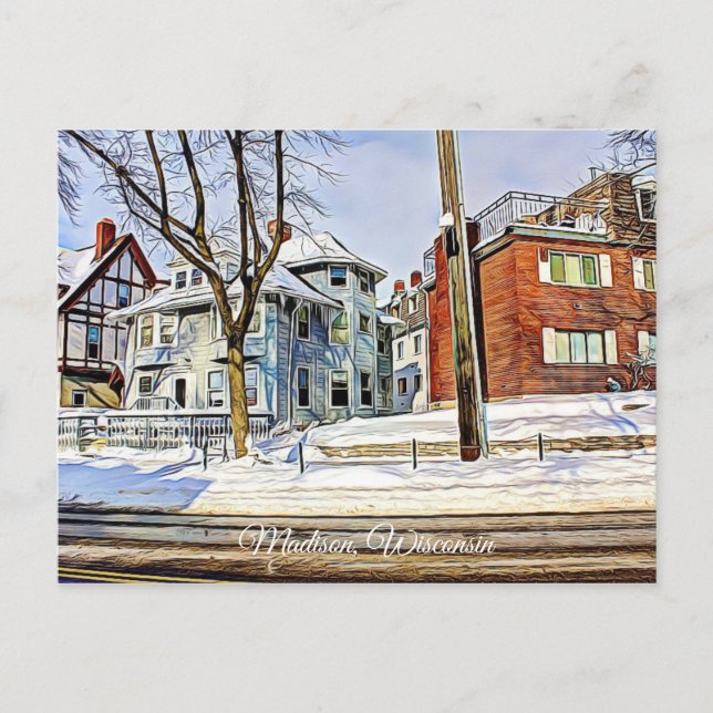 Cartão de Madison, Wisconsin (Frente)