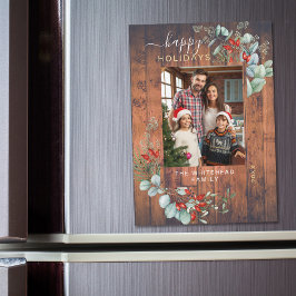 Cartão de Magneta de Feriado de Cereja Russo Botân