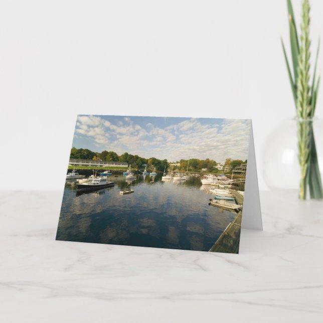 Cartão de Maine da angra de Perkins (Frente)