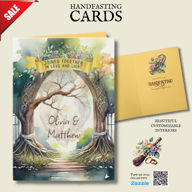 CARTÃO DE MÃO PERSONALIZADO PAGAN WICCAN 🌿 (Criador carregado)