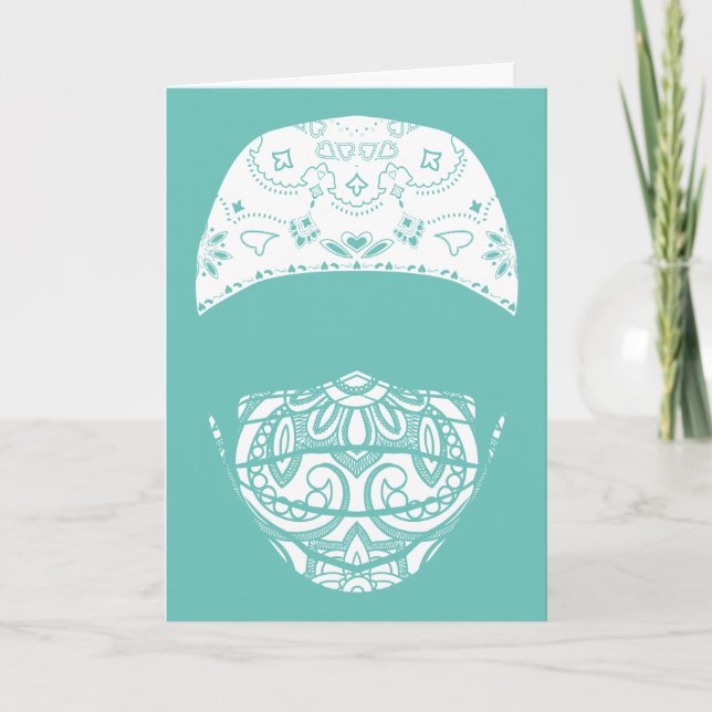 cartão de máscara dimensionado (Frente)