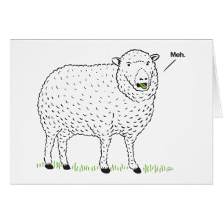 Cartão de "Meh"