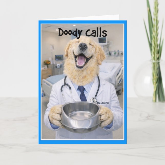 Cartão de Melhoras Bedpan 1 BPB-1 (Frente)