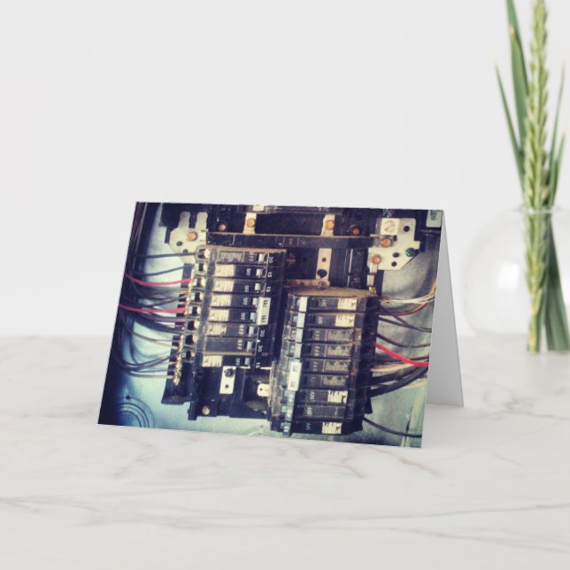 Cartão de Melhoras "Caixa Elétrica" (Frente)