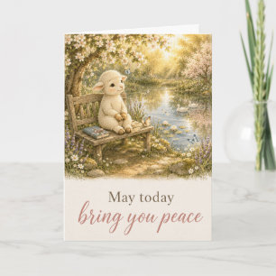Cartão de Melhoras May Today Bring You Peace