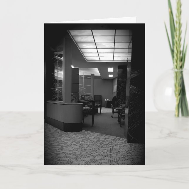 Cartão de Melhoras “Sala de Espera da Clínica” (Frente)