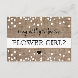 Cartão de Menina das Flores