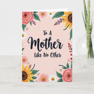 Cartão de Mensagem das Mães Botânicas Amor