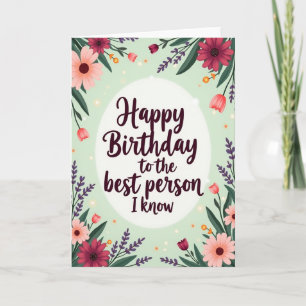 Cartão de Mensagem de Aniversário Luminoso