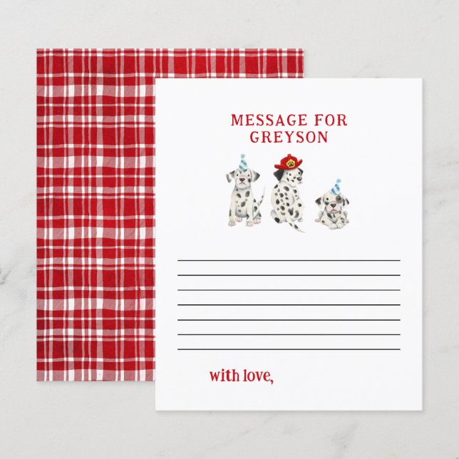 Cartão de Mensagem de Cápsula Horária de Aniversár (Frente/Verso)