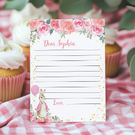 Cartão de Mensagem de Nota da Cápsula de Peter Rab