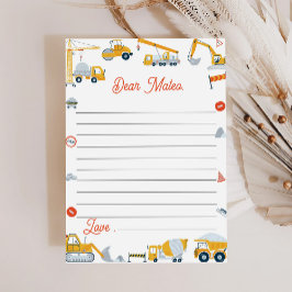 Cartão de Mensagem de Nota da Cápsula de Tempo de