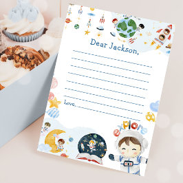 Cartão de Mensagem de Nota da Cápsula de Tempo Ext