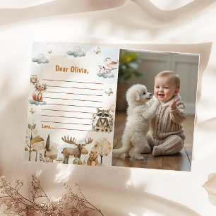 Cartão de Mensagem de Nota de Aniversário do Woodl