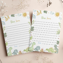 Cartão de Mensagem de Nota de Cápsula de Três Rex