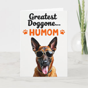 Cartão de Mensagem Dia Feliz da Mamãe Cachorro
