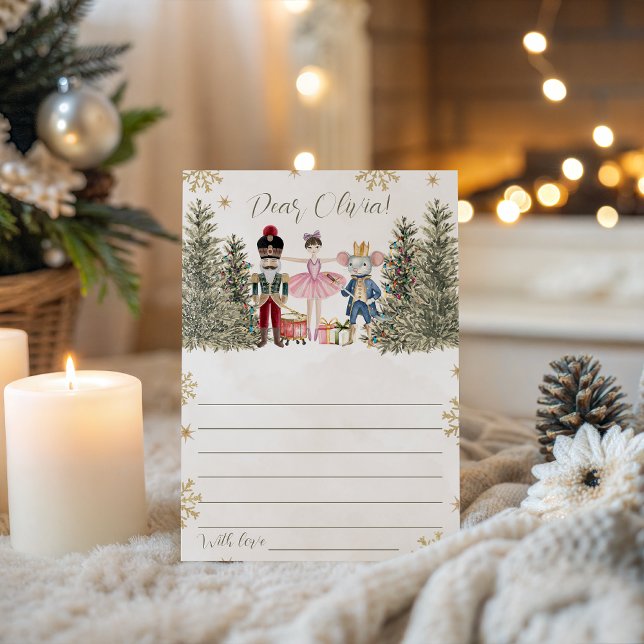 Cartão de Mensagem do Nutcracker Sugar Plum (Criador carregado)
