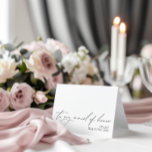 Cartão de Mensagem "Para Madrinha de casamento No<br><div class="desc">Marque o campo "Logotipo e marca do criador independente" e marque a caixa se não quiser que o logotipo apareça na placa. Projetado para coordenar com a Coleção de Convite para Casamento "Chloe". Visualize o link de coleção nesta página para ver todos os itens correspondentes nesta bela design.</div>