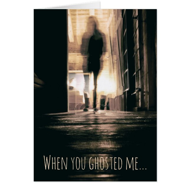 Cartão de Mensagem Personalizado de Pushback de Ho (Frente)