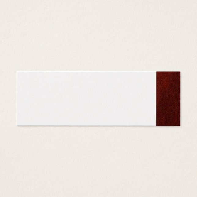 Cartão de Mensagem Vermelho e Branco de Natal (Frente)