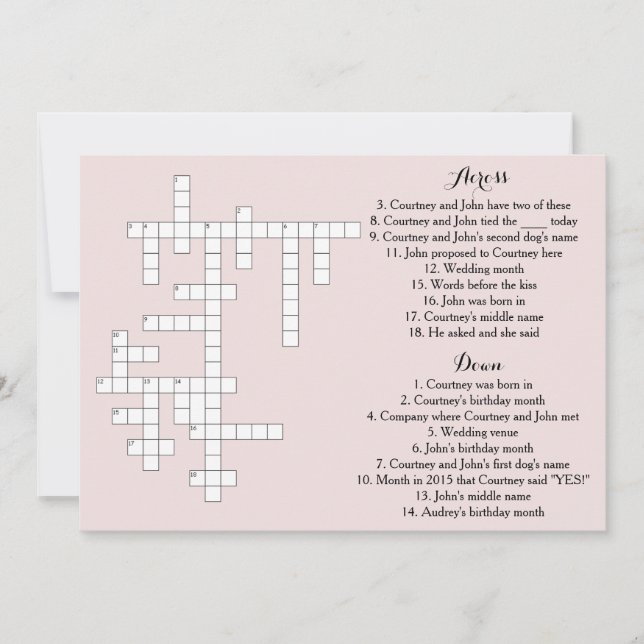 Cartão de Menu Davis + Harper (Frente)