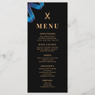 Cartão de Menu de Evento Corporativo de Grande Abe