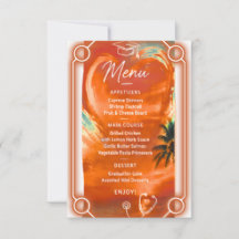 Cartão de Menu de Formatura de Enfermagem Golden H