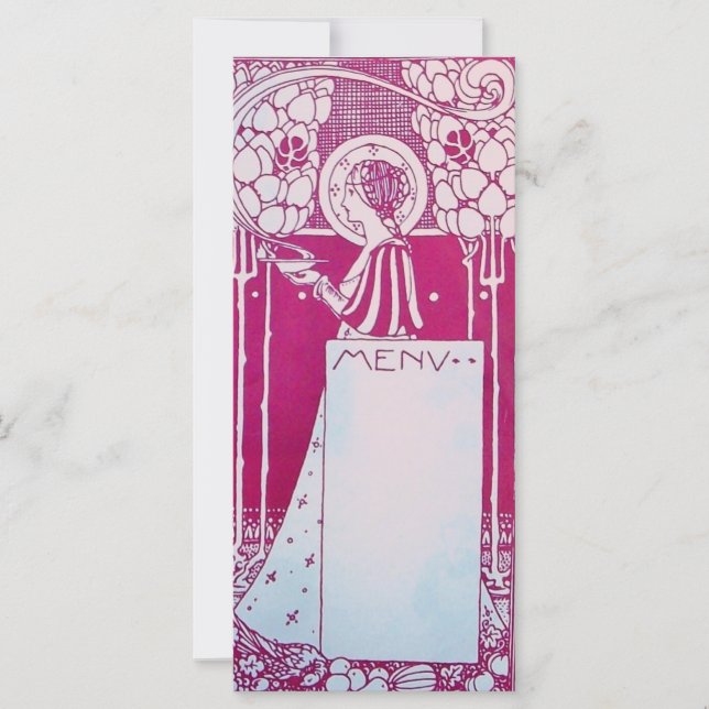 CARTÃO DE MENU DE RESTAURANTE L RACK (Frente)