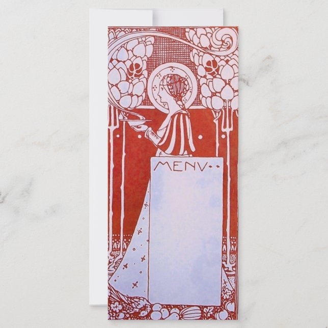 CARTÃO DE MENU DE RESTAURANTE L RACK (Frente)