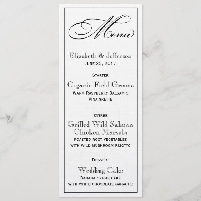 Cartão de Menu Elegante Fé Esperança e Amor (Frente)