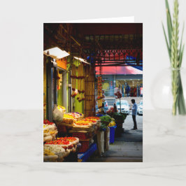 Cartão de Mercado de Flor Externo