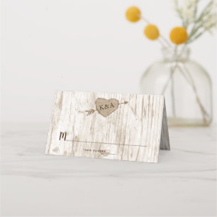 Cartão De Mesa A Coleção de Casamento de Árvores do Coração Credi