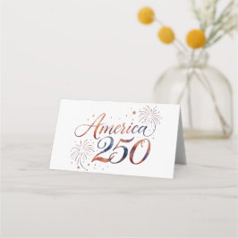 Cartão De Mesa America 250th Anniversary Fireworks – Elegant 